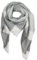 Alster Herz* XXL Dreieckschal Damen Winter, Karo Dreieckstuch Halstücher, Karierter Strickschal Übergroß, Warmer Kuscheliger Weicher Deckenschal (Grau-D16)