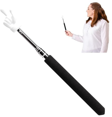 Puntero De Maestros Telescópicos - Puntero De Mano Extensible | Aula Y Presentación Puntero De Dedo, Maestros Retráctiles De Puntero, Puntero De Acero Inoxidable, Puntero De Dedo Para La Escuela