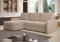 AXLIVING Ecksofa mit Schlaffunktion Nebbiolo 250 cm breit – braune Couch