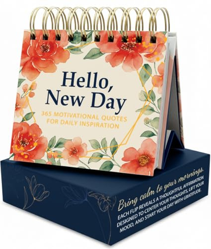 Only Zest Flip Perpetual Calendar—365 Daily Positive Affirmations for Women