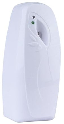 Wandmontierter Parfümspender mit Zeitschaltuhr und Lichtsensor | Aerosol Duftzerstäuber aus Abs, Weiß, ohne Batterie, für Badezimmer und Andere Feste