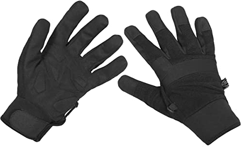 MFH Herren Security Neoprene Handschuhe Schwarz Größe XXL