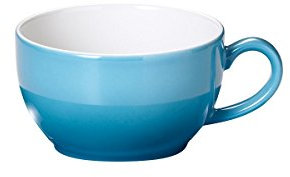 Dibbern Solid Color Kaffee/Tee Obertasse aus Porzellan, Farbe: Vintage Blue, 2010800027