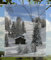 gardinen-for-life Scheibenhänger Winterlandschaft rechteckig mit Beschwerung, Toller Scheibenhänger aus Feiner Voile, Verschiedenen Größen (HxB 125x90cm)