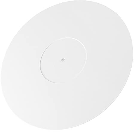 12 Zoll Plattenunterlage, Acryl Record Turntable Platter Mat, Slipmat Schallplattenmatte, mit einem Vertiefungsmuster, für 12 Zoll Langspielplatten