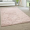 Paco Home Hochflor Teppich Wohnzimmer rutschfest Fellteppich Shaggy Flauschig Weich Modern Kunstfell Fell Imitat Einfarbig, Grösse:200x290 cm, Farbe:Creme