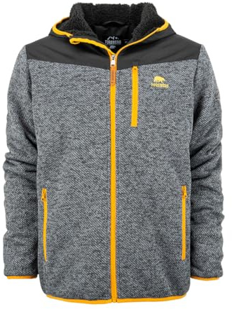 FORSBERG Strickfleecejacke Yulgran II mit dickem funktionellem Winterfutter