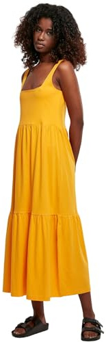 Urban Classics Damen Ladies 7/8 Length Valance Summer Dress Kleid