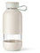 Lékué Bottle To Go Organic, Botella de vidrio para agua con protección antiroturas