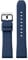 Stailer Uhrenarmband 22mm blau, aus hypoallergenes Fluorelastomer, Ersatzarmband in 22 mm, Rubber Armband mit Edelstahl Metall Schließe für Herren und Damen