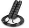 ProsourceFit Speed Jump Rope up to 8 Foot Adjustable Length for Men and Women, Foam Handles, Ultra Light Rope for Boxing, Jumping Exercises and Cardio Workout, Black