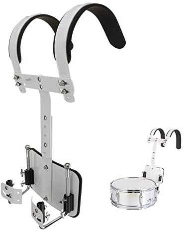 Snare Drum Carrier, Verstellbarer Snare Drum Marching Aluminium-Rückenrahmen, verdickte Schwamm-Schulterpolster, für Percussion Marching Snare Drum (Size : Small Snare Drum)