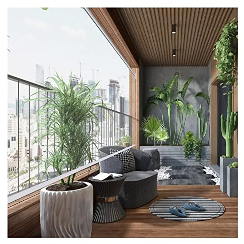 SHUGUANGGUDE Wasserdichtes transparentes Rollo,Transparente Vinyl-Rollläden,Kunststoff-Outdoor-Partitionen-Farbtöne,regendicht,staubdicht,für den Außenbereich,Pergola,Balkon,70x140cm/27.5x55.1in