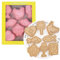 8 Pieces Christian Bible Cookie Cutters Plastic Cross Cookie Stamps Cookie Mould Press Cross Cookie Mould Set Baking Kitchen Tools (Cross 1227A)