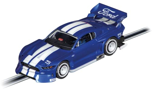 Carrera - 20031082 - Carrera Digital 132 I Ford Mustang GTY No.5 I Klassisches Kultauto für Rennsportfans I Slotcar im Maßstab 1:32 I Authentisch Leuchtende Front- Rück- und Bremslichter