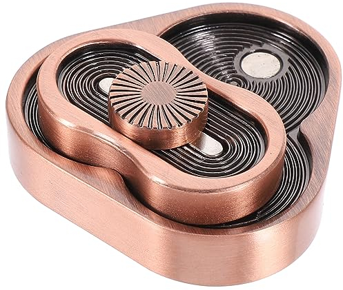 TOYANDONA Metal Haptic Slider Metal Fidget Slider Fidget Picking Toys Casual Fidget Toy Fidget Sensory Toy Fidget Slider Toys Finger Stress Toys Rotieren Erwachsener Legierung Unruhig
