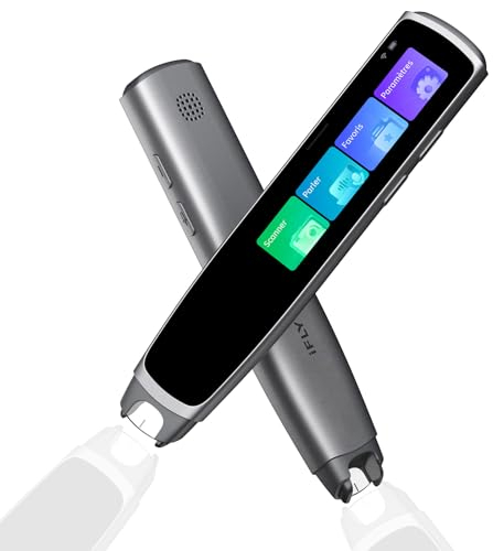 iFLYTEK Stylo de Lecture, Stylo Scanner Multifonction pour Traduction et Apprentissage des Langues avec Collins Dictionary Intégré, Prise en Charge de l'évaluation de la Prononciation Anglaise