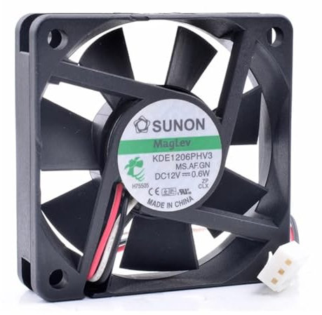 KDE1206PHV3 6015 6 cm 60 mm ventilador DC12V 0,6 W suspensión magnética rodamiento ventilador de refrigeración silencioso