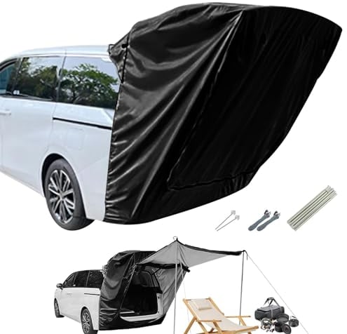 Auto SUV Heckklappenzelt, Heckzelt, Campingzelt mit Moskitonetz, Heckklappe Vordach Sonnenschutz, Mehrzweck-Zelt Campingzelt Markisen Schatten Anbauzelt