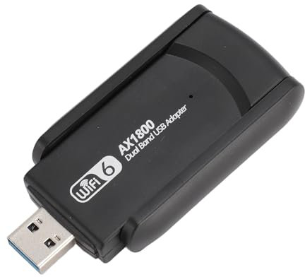 Adaptateur USB WiFi 6 Adaptateur Réseau sans Fil Double Bande Stable 2.4G 5G pour 10 11