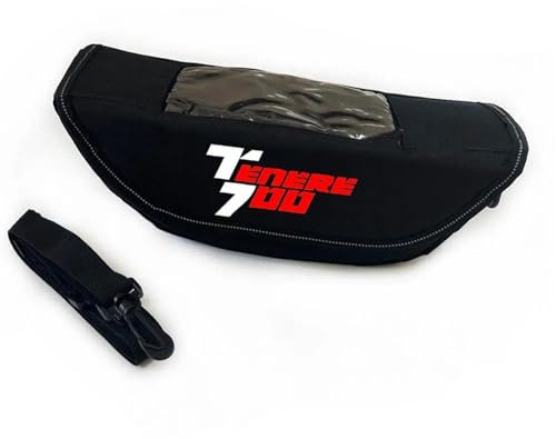 UPIKIT Accessori per Moto Borsa Impermeabile Borsa da Manubrio Borsa da Viaggio Borsa per Attrezzi per Yamaha Tenere 700 XT700Z XT1200 XTZ 700 T7 T700(Rosso 1)