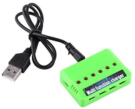 Quadrocopter-Drohnen-Lipo-Akku-Ladegerät, 6-in-1-Multifunktions-Ladegerät, Lipo-Akku-Ladebox für Syma X5C Quadrocopter-Drohne, 3,7 V Lipo-Akku