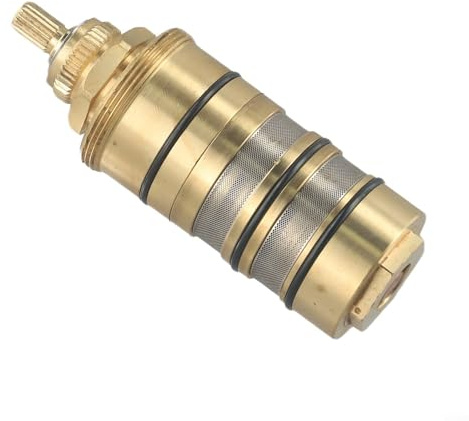 HEBEOT Thermostatventilkern Messing Ersatz Thermostatkartusche Duscharmatur Ventil Bar Reparatur Kit Thermostatventil Ersatzset