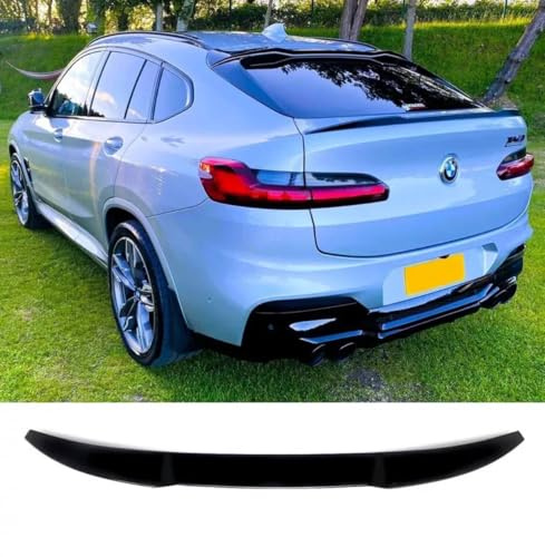 For Auto Perfectionists UK Rear Boot Spoiler Compatible With BMW X4 G02 X4M 2018-2024 M Sport ABS Carbon Fibre