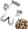 jamgeery Stampo per pasticceria in acciaio inox, a forma di orsetto, grazioso accessorio da cucina, facile da pulire, per Natale, Halloween, Pasqua