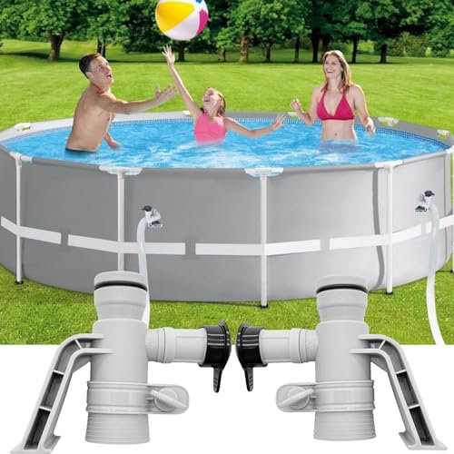 GZWY Soporte de tubo y válvula de chorro de aire para piscina sobre el suelo, 637R 12363 accesorios de piscina para Intex C1000 Krystal Clear piezas de repuesto válvula de chorro de aire de entrada de