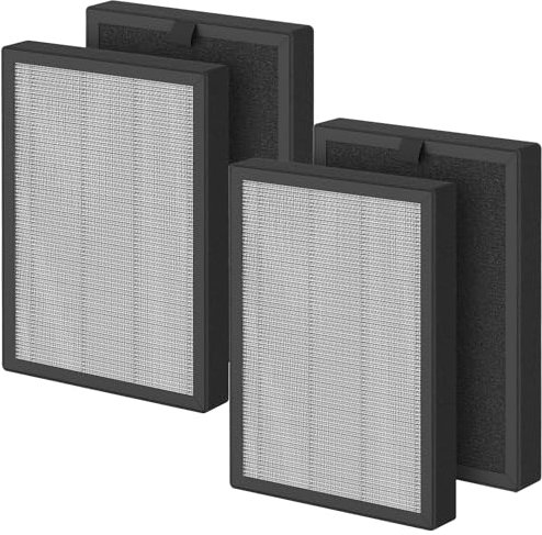 KF250 Replacement Filter Compatible with Kenmore 1200e Series Air Purifier PM2010, 3-in-1 True HEPA Filter, 4 Pack