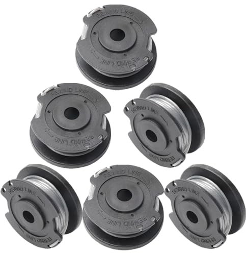 6 pezzi Bobine Compatibile con Bosch Art 23 SL 26,EasyGrassCut 18 23 26,Bobina di Ricambio Nylon,a Filo per Tagliabordi, Bobina di ricambio del tagliaerba,bobine di ricambio per EasyGrassCut
