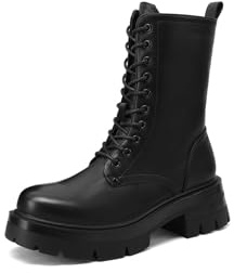 QUEEN HELENA Anfibi Platform Stivaletti Bassi Donna X33-63
