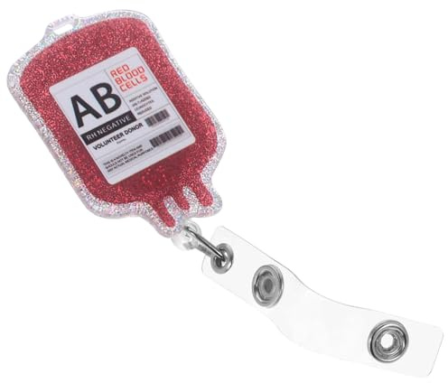 GRADENEVE Einziehbarer Krankenschwester-ausweishalter mit Robustem Clip Wiederverwendbarer Badge Buckle Multifunktionaler Namensschildhalter für Pflegepersonal und Medizinisches Personal