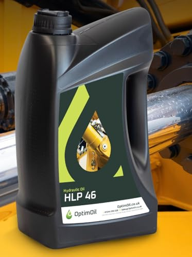 OptimOil HLP 46 Hydraulic Oil 5L – ISO VG 46 Anti-Wear Hydraulic Fluid for Excavators, Dumpers, Tractors & Industrial Machinery – High Performance Mineral Hydraulic Oil