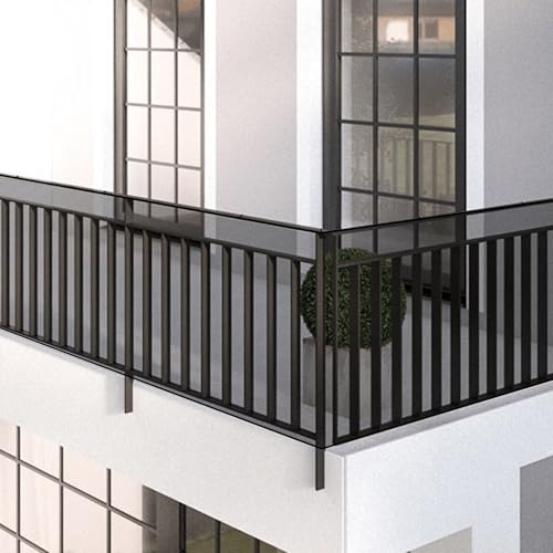 Treppen Sicherheitsnetz 97 x 100 cm Ohne Bohren Treppen Schutznetz Innen Außenbereich für Katzen Und Hunde, Schwarz