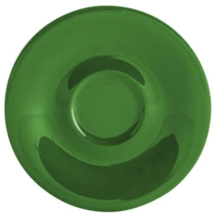 KAHLA 203501A69274C Pronto Colore Untertasse 12 cm smaragd green|dunkelgrüner Unterteller aus Porzellan