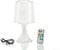 Auraglow Remote Control Colour Changing LED Mood Light Wireless Battery Operated/USB Bedside Table Desk Lamp