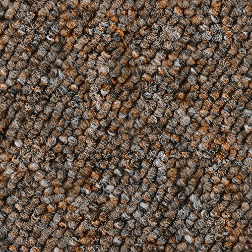 BODENMEISTER BM72392 Teppichboden Auslegware Meterware Schlinge braun terra 400 und 500 cm breit, verschiedene Längen, Variante: 3,5 x 4 m