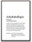 Ritter Mediendesign Arbeitskollegin Wörterbuch Kunstdruck Bild Wandbild ULIVERSELL Poster Din A4 Premium Druck Fine Art Deko Geschenkidee Beruf