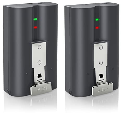 Labensanwa 2 Packungen 6040 mAh wiederaufladbarer Akku kompatibel mit Ring, für Video-Türklingel 2/3/4, Video-Türklingel 3 Plus, Stick Up Cam Akku (2. & 3. Generation) und Spotlight Cam Batterien