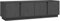 vidaXL TV Schrank Lowboard TV Möbel Tisch Board Sideboard Fernsehtisch Fernsehschrank HiFi-Schrank Wohnzimmer Grau 140x40x40cm Massivholz Kiefer