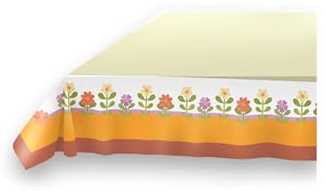 THUN, Tovaglia 10-12 Posti in 100% Cotone, Decorata con Motivi Floreali, Linea Florianne, 250x150 cm