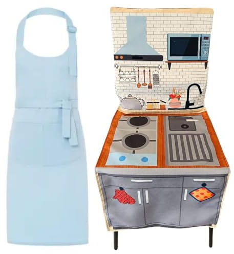 Cocina Juguete para Niños - Juguete Montessori Accesorio Cocina para niños Utensilios Cocina Accesorios cocinita de Juguetes cocinitas de Juguete Juegos de rol Imitacion