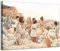 Gerahmter Kunstdruck auf Leinwand, Motiv For Such is the Kingdom, christliches Kinderzimmer, Gemälde Jesus Christus mit Baby im Garten, Bild für Jungen, Mädchen, Aquarell, Wanddekoration, 30,5 x