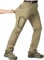 CLOUSPO Outdoor Hose Herren Zwei Teile zerlegbar Sonnenschutz Schnell Trocknend Wanderhose Funktionshose mit Gürtel (DE/NL/SE/PL, Alphanumerisch, XL, Regular, Regular, Khaki)