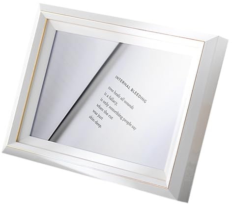 marysgift Bilderrahmen A4 Holzrahmen 21x30cm Holz Fotorahmen MDF Rahmen für Urkunden in Natur(XK03104,A4)