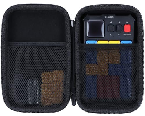 Lebakort Hart Tasche Hülle Etui für GiiKER Super Slide Puzzle-Spiele (Schwarz)