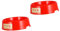JECOMPRIS 2 Pz Base Estintore in Plastica Rosso, Supporto Da Pavimento Per Estintori 5-8 Kg, Porta Estintori Con Funzione Luminescente Per Uso Domestico