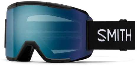 Smith OPTICS SQUAD Ski- Snowboardbrille Black - ChromaPOP Everyday Blue Mirror